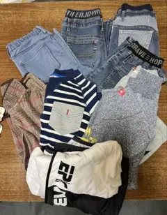 まとめ売り キッズ服セット デニム・カジュアルトップス