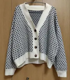 Salong hameu 古着 レトロ カーディガン