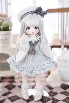 木茶動物園様　エーデルワイスネコ　1/4 MDD 中古 木茶動物園様 エーデルワイスネコ(ブルー) 1/4サイズ ディーラー様製