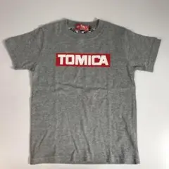 子供服 130㎝ トミカ ライトオン Tシャツ グレー ロゴ F1A403