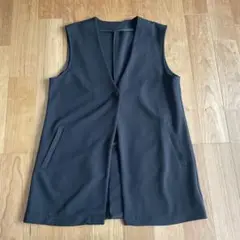 レディース　ジレ　ブラック