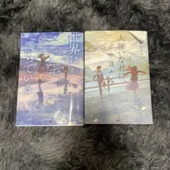 소설 2권 세트 세계는 「」로 가득하다 싫어하는 너에게, 사요나라