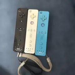 Wiiリモコン 3色セット（黒・白・青）