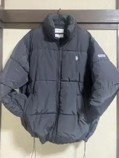 U.S. POLO ASSN.メンズ ブラックダウンジャケット