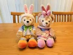 香港ディズニー　ぬいぐるみ　ダッフィー　シェリーメイ　イースター