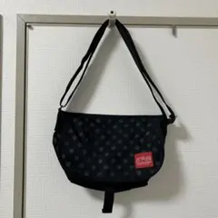 Manhattan Portage メッセンジャーバッグ ドット 黒