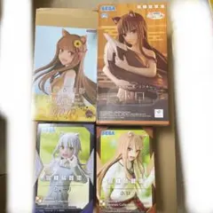 狼と香辛料 プライズフィギュア 4体セット ホロとミューリ