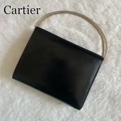 Cartier カルティエ トリニティ ハンドル付 二つ折り 折り財布 ボルドー