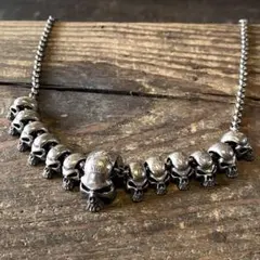 【入手困難】acid android×haraKIRI 13スカルネックレス