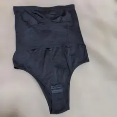 中)L497) ブラックボディスーツ　XLサイズ