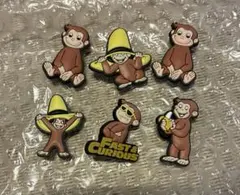 おさるのジョージ　クロックス　ジビッツ　サンダル　チャーム