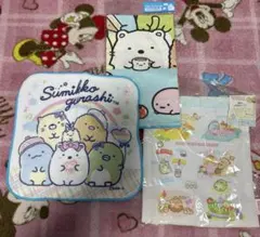 すみっこぐらし　ランチナフキン　タオルハンカチ 巾着　3点セット　新品