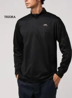 TIGORA ティゴラ iHEAT スゴ発熱 長袖機能Tシャツ ブラック L