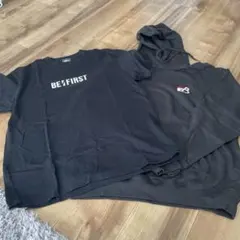 FILA ビーファースト コラボパーカー リュウヘイとbefirstTシャツ