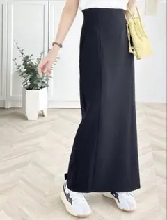 classicalelf ハイウエストペンシルスカート ロング丈 黒のサムネイル