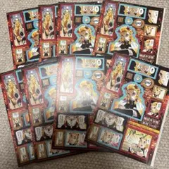 鬼滅の刃　煉獄杏寿郎炎柱シール　8枚セット