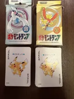 完品 当時物】ポケットモンスター トランプ 青 ポケモン名簿 任天堂