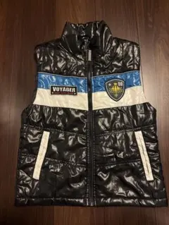 VOYAGER ダウンベスト ブラック/ブルー