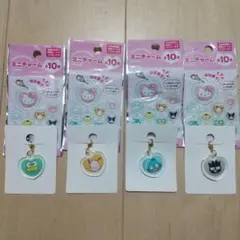 サンリオキャラクターズ  ミニチャーム  はぴだんぶい  4個セット