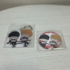 モブサイコ100 アクリルキーホルダー 缶バッジ セット　DMM