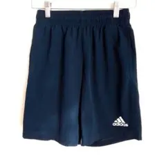 【アディダス】AEROREADY ハーフパンツ　ネイビー　スポーツウェア　150