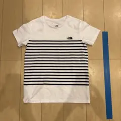 THE NORTH FACE ボーダー柄 半袖Tシャツ ホワイト M