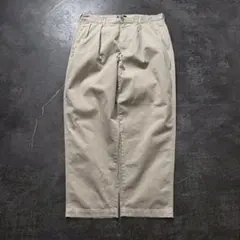 90s初期型USA製ポロチノラルフローレンツータックワイドチノパンカーキW35