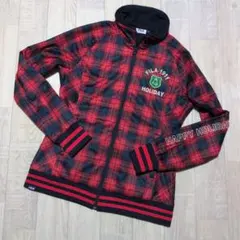 FILA フィラ レディース ゴルフ ジャケット Lサイズ チェック柄