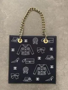 激レア CHANEL アイコンプリント チェーンバッグ 激レア CHANEL アイコンプリント チェーンバッグ - メルカリ