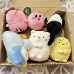 星のカービィ　すみっこぐらし ネコ　タピオカ　ヘラクレス　ぬいぐるみ　まとめ売り