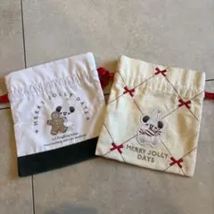 ディズニーリゾート　クリスマス　リルリンリン 2024 巾着