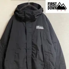 FIRST DOWN マウンテンパーカー ナイロンジャケット 裾ドローコード