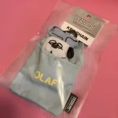 スヌーピー　オラフ　カラビナ付きキーホルダー　マスコット付き