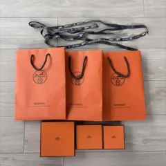 HERMES ショップ袋 セット HERMES 空箱 ショップ袋 セット - メルカリ