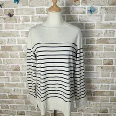 【UNIQLO】♪ユニクロ ボーダー柄トップス♪カジュアルコーデ