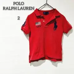 ポロ ラルフローレン 2 トップス ポロシャツ キレイめ ワンポイント 無地