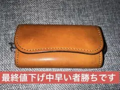 貴重 廃盤PORTER925レザー 二つ折り財布 ウォレット シルバーリング