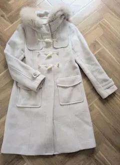 Edit cologne ベージュ ダッフルコート xsサイズ(140cm程度)