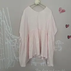 journal standard luxe リネン 半袖プルオーバー ピンクのサムネイル
