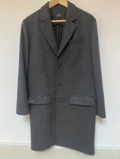 A.P.C. グレー チェスターコート XS