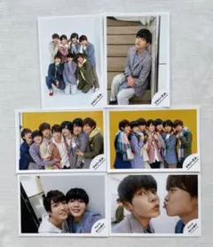 なにわ男子 長尾謙杜 大橋和也 西畑大吾 公式写真6枚 チケットホルダー