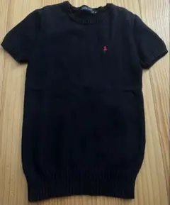 Ralph Lauren 半袖ニット M ネイビー