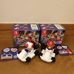 マリオカート ミニカー キノピオ マリオ　マクドナルドハッピーセットおまけ