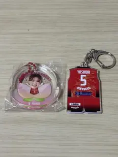 デンソーエアリービーズ アクリルキーホルダー 吉田美波選手セット