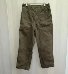 ジーユー パンツ カーゴパンツ ワイドパンツ カーキ メンズ Mサイズ