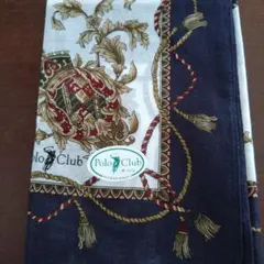 Polo Club ハンカチ ネイビー 100%コットン