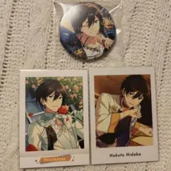 あんスタ ぱしゃっつ ぱしゃこれ ポートレートサイン 缶バッジ 氷鷹北斗