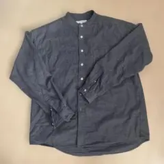 A DAY IN THE LIFE バンドカラーシャツ M グレー