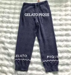 GELATO PIQUE フリースルームウェア ダークブルー　メンズ　Lサイズ