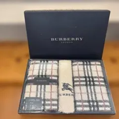 未使用】BURBERRY タオルセット フェイスタオル2 ウォッシュタオル1